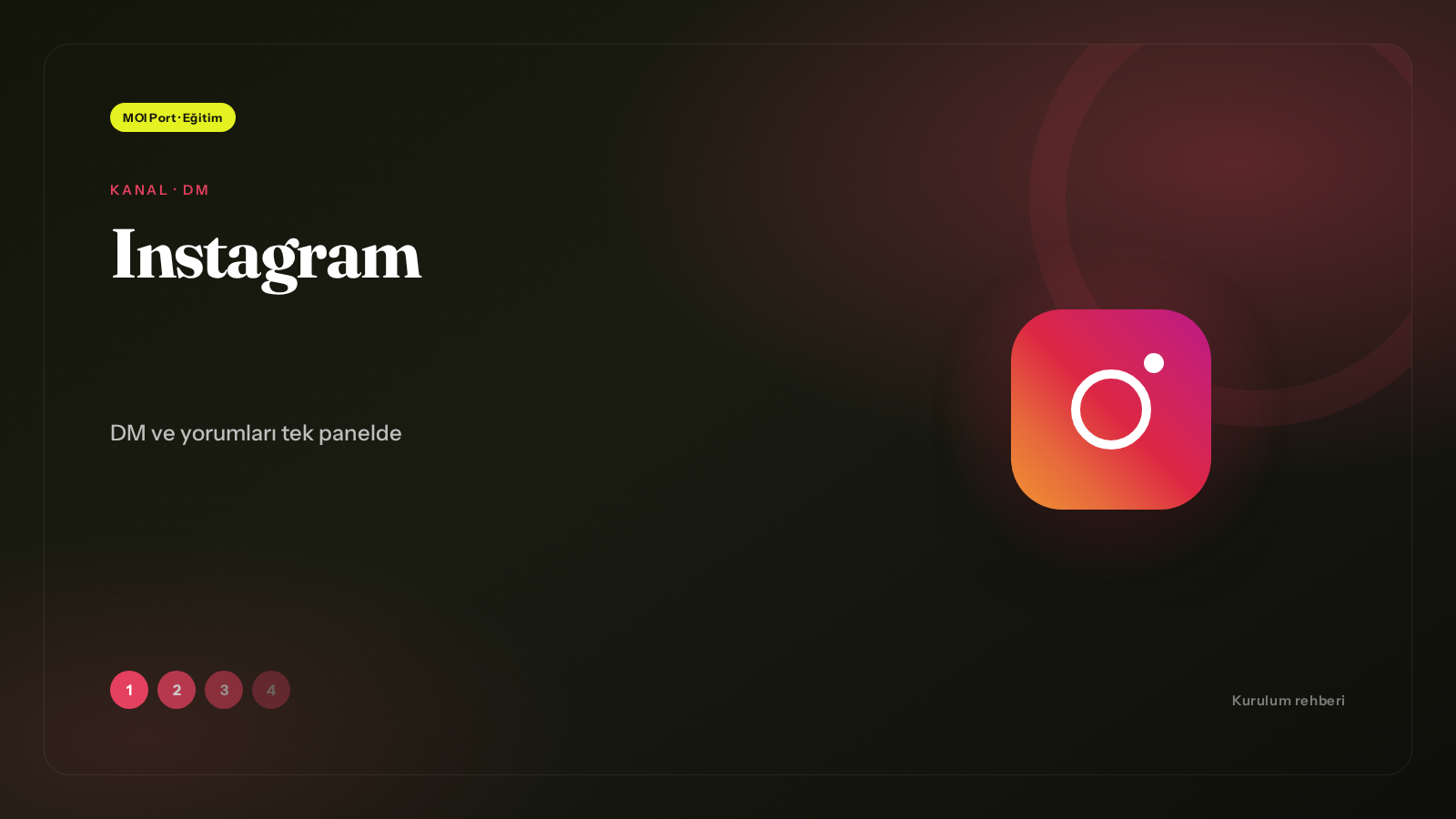 Instagram kurulumu